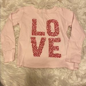 Long sleeve Love tshirt